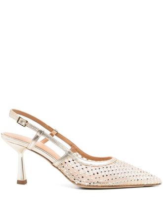 Chantal Pumps con cristalli 80mm - Toni neutri