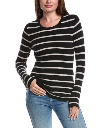 Fort&eacute; Cashmere Thermal Cashmere-Blend Sweater