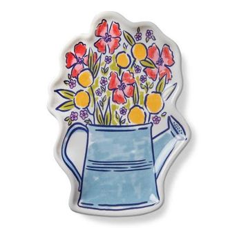 Tag Water Can Bouquet Trinket Dish Multi Ceramic Everyday in Blue at Nordstrom