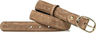 Floris Van Bommel De Belter Riem - Dames - Accessoires - Bruin - Maat: 105 CM Leer