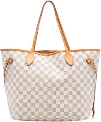 Louis Vuitton Pre-owned Tote Bags, female, White, Size: ONE SIZE Pre-owned Fabric Tote