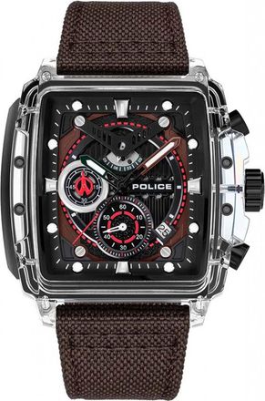 Police PEWGC00770X0 Mens Clout Watch - Transparent - One Size