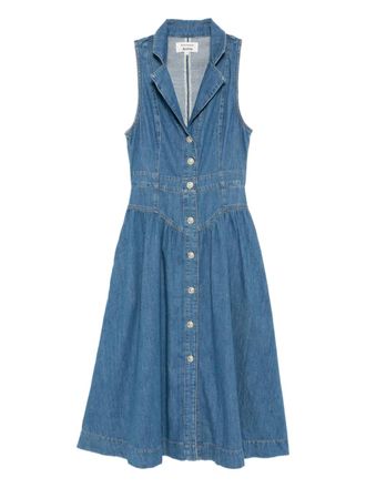 Reformation Ellison denim dress - women - Cotton - 6 - Blue