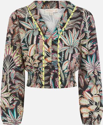 Nooki Design Womens Lesanne Top - Black Mix - Size: 14