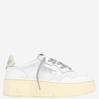 Autry White Lace Up Sneakers