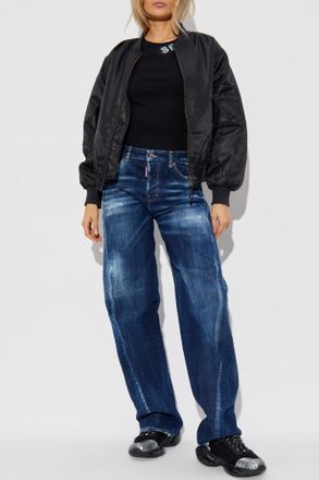 Dsquared2 T-shirt With Print, Womens, Black