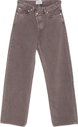 A Gold E Criss-cross Straight-leg Jeans