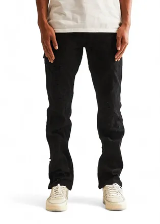 Embellish Owen Straight Denim Jean In Jet Black