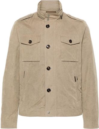 Moorer Baraldi-S1 cotton jacket - men - Cotton/Polyamide/Polyester - 46 - Neutrals