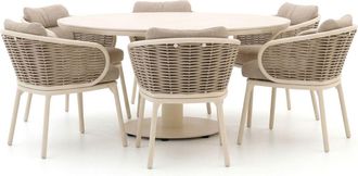 Apple Bee Pine Key/Melville &oslash; 160cm dining tuinset 7-delig