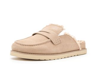 Dune London Goldys Womens Dress Flat Shoes Beige : 40 (US Womens 10) B - Medium, Suede