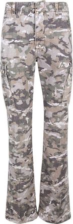 Amiri M65 camouflage-print cargo trousers - men - Cotton - 28 - Green