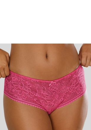 Lascana Panty LASCANA Luciana, Damen, Gr. 36/38, pink, Spitze, Obermaterial: 88% Polyamid, 12% Elasthan, Unterhosen Panty, aus feiner, dezent transparenter Sp