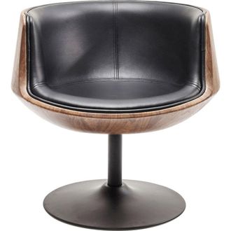 Kare Design Silla giratoria nogal