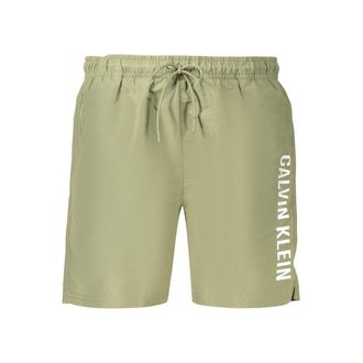 Calvin Klein Groene Polyester Zwembroek voor Heren