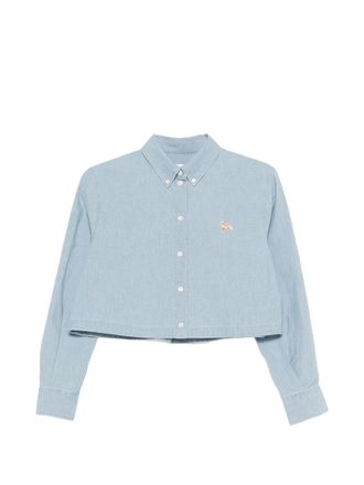 Maison Kitsun&eacute; Baby Fox Cropped Shirt
