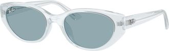 Ray-Ban RB4457D Asian Fit 687280 Mens Sunglasses Clear Size 55
