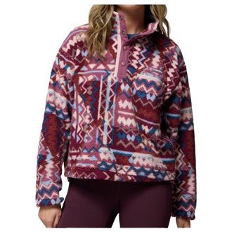Columbia Helvetia II Printed Cropped Half Snap Fleecepullover f&uuml;r Damen | bunt