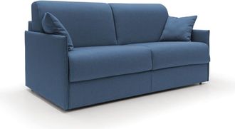 Divani.Store Sof&aacute; cama convertible en tela impermeable 149 cm azul