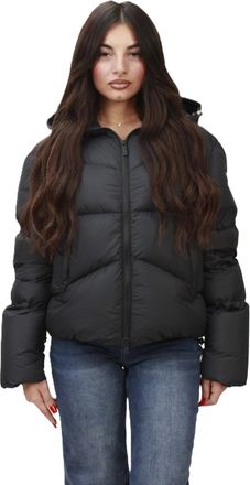 Colmar High-Collared Quilted Black Down Jacket