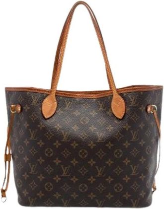 Louis Vuitton Pre-owned Tote Bags, female, Brown, Size: ONE SIZE Pre-owned Neverfull MM
