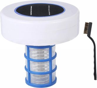 OEM Ionizador De Piscina, Flotador De Cloro Con Cepillo, Reduce El Cloro, Limpiador Y Purificador De Agua Flotante Para Accesorios De Piscinas Exteriores 