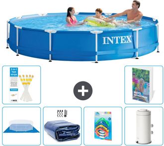 Intex Piscina Con Estructura Redonda - 366x76 Cm - 7-piezas S123