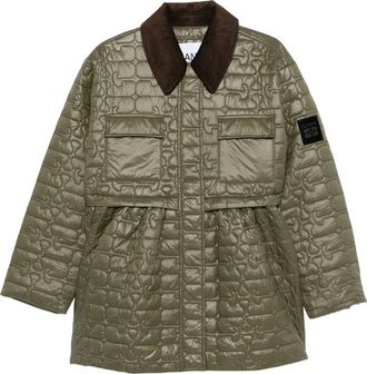 Ganni Outerwears Verde-Donna