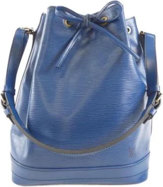 Louis Vuitton Pre-owned Bucket Bags, female, Blue, Size: ONE SIZE Pre-owned Fabric louis-vuitton-bags