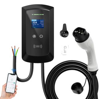 OEM Estaci&oacute;n De Carga Para Veh&iacute;culos El&eacute;ctricos, Control Inteligente, Robustas Medidas De Seguridad, 7,6 Kw, 32 A, Monof&aacute;sica