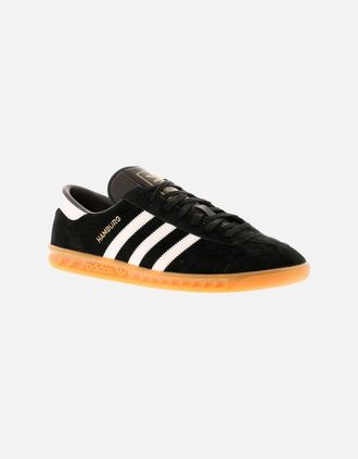 adidas Originals Mens Adidas Originals Mens Trainers Hamburg Leather Lace Up black UK Size - Size: 8.5