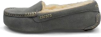 UGG Womens Ansley Moccasin Style Slippers In Light Grey