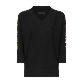 Elena Miro Dames, Truien, Zwart, Maat: XL Viscose