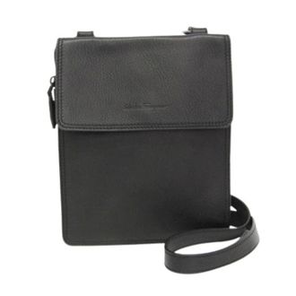 Ferragamo Pre-owned Bi-fold storage bag Fz-24 A392 - Heren - Pre-owned - Zwart - Maat: ONE Size Leer