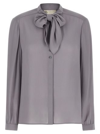 Tory Burch Gray Viscose Womens Blouse