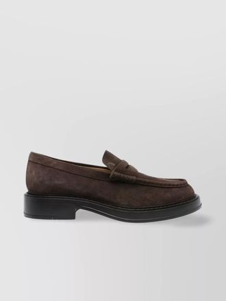 Tod's suede loafers