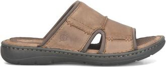 B&oslash;rn Maldon Slide Sandal in Light Brown Nubuck at Nordstrom, Size 12