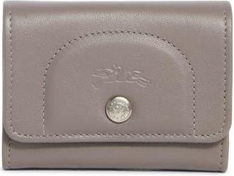 Longchamp Le Pliage Xtra Leather Flap Card Case in Pebble at Nordstrom Rack