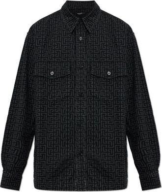 Balmain Hombre, Camisas, Negro, Talla: M
