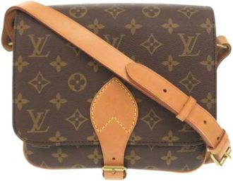 Louis Vuitton Pre-owned Cross Body Bags, female, Brown, Size: ONE SIZE Pre-owned Vintage Canvas Cross Body Bag