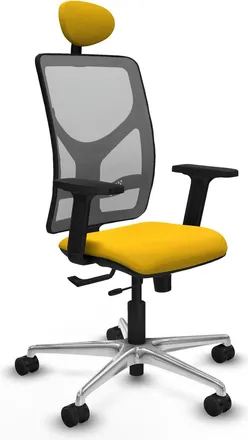 Piqueras y Crespo Sedia Da Ufficio Piqueras Y Crespo Motilla Grigio Regolabile
