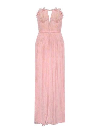 Genny Lace Dress With Ruffled Neckline