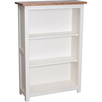 Biscottini International Libreria in legno di tiglio 68x25x98 cm Libreria legno massello Made in Italy Libreria a colonna Libreria bassa da terra