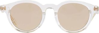 Tom Ford Brown Oval Unisex Sunglasses FT1123-D 26E 49