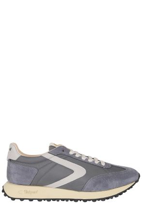 Valsport Iron Grey Vintage Nylon Overlays Low-Top Sneakers