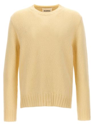 Jil Sander Wool Sweater Maglioni Beige-Uomo