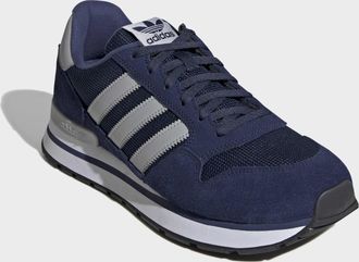 adidas Sneaker ADIDAS ORIGINALS ZX 500 RS, Damen, Gr. 42,5, night indigo, grau two, cloud wei&szlig;, Leder, Textil, Schuhe Sneaker