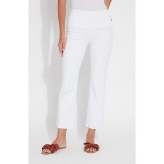 Lyss&eacute; Ankle Baby Boot Premium Denim Jeans in Authentic White at Nordstrom Rack, Size X-Small
