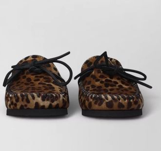 Isabel Marant leopard-print calf hair loafers