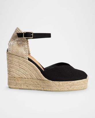 Castaner Chiarita Canvas Wedge Espadrilles